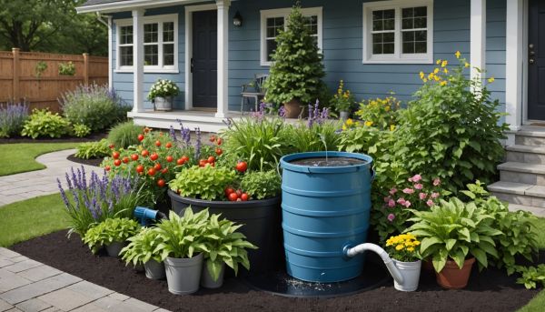 Comment récupérer l'eau de pluie au jardin ?